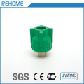 Rehome Male Coupling with Copper Thread PPR/Plastic Water Supply Fitting